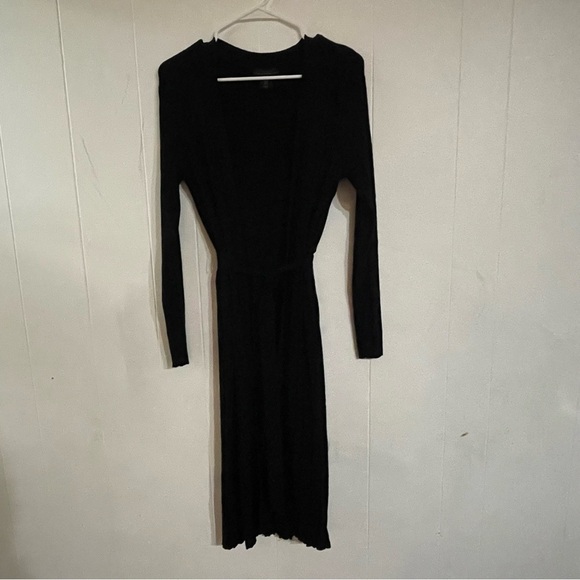 House of Harlow 1960 sweater dress and cardigan black medium - Picture 2 of 10
